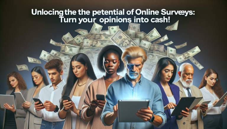 Unlocking the Potential of Online Surveys: Turn Your Opinions into Cash!